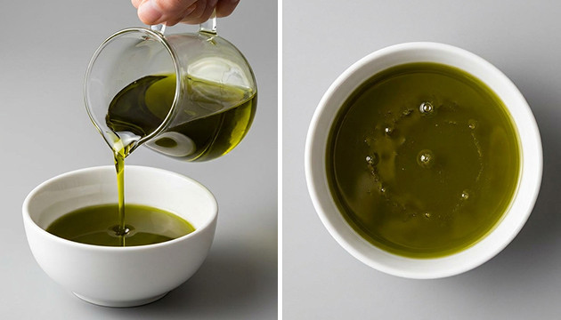 Entleerungsschritt 2 Cannabutter von Stielen