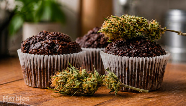 Wie man Unkraut Cupcakes macht Unkraut Cupcakes