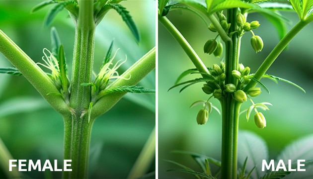 Cannabis-Anatomie