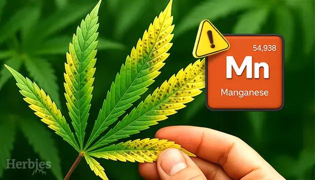 Manganmangel bei Cannabis Manganmangel in Cannabispflanzen