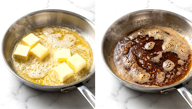 In Butter köcheln lassen Stielbutter