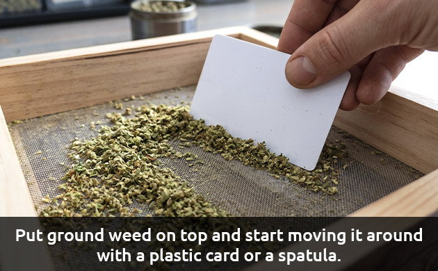 how to use kief