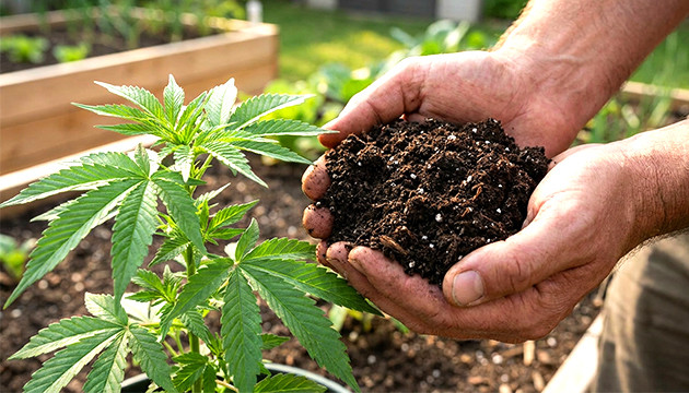 Cannabis vegetatives Stadium