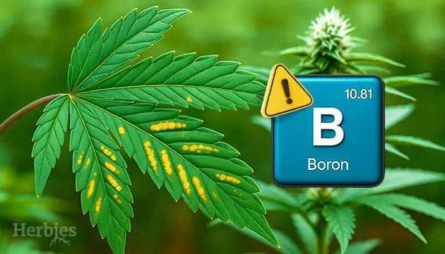 Bormangel bei Cannabis Bormangel bei Cannabispflanzen