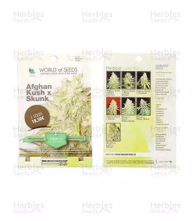 Afghan Kush X Skunk (World of Seeds) Cannabis-Samen
