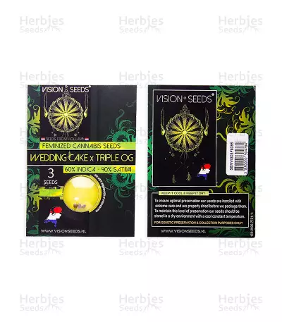 Wedding Cake x Triple OG (Vision Seeds) Cannabis-Samen