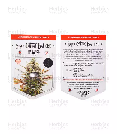Super Critical Bud CBD (Garden Of Green) Cannabis-Samen