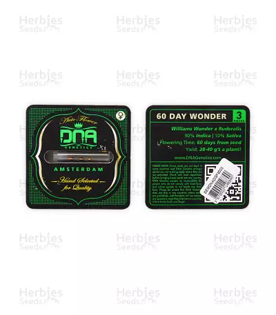 60 Day Wonder Autoflower (DNA Genetics) Cannabis-Samen