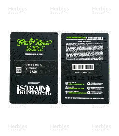 Green-O-Matic Auto (GHS) Cannabis-Samen