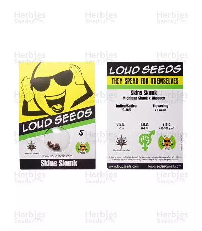 Skins Skunk regular (Loud Seeds) Cannabis-Samen