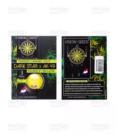 Dark Star x AK-49 (Vision Seeds) Cannabis-Samen